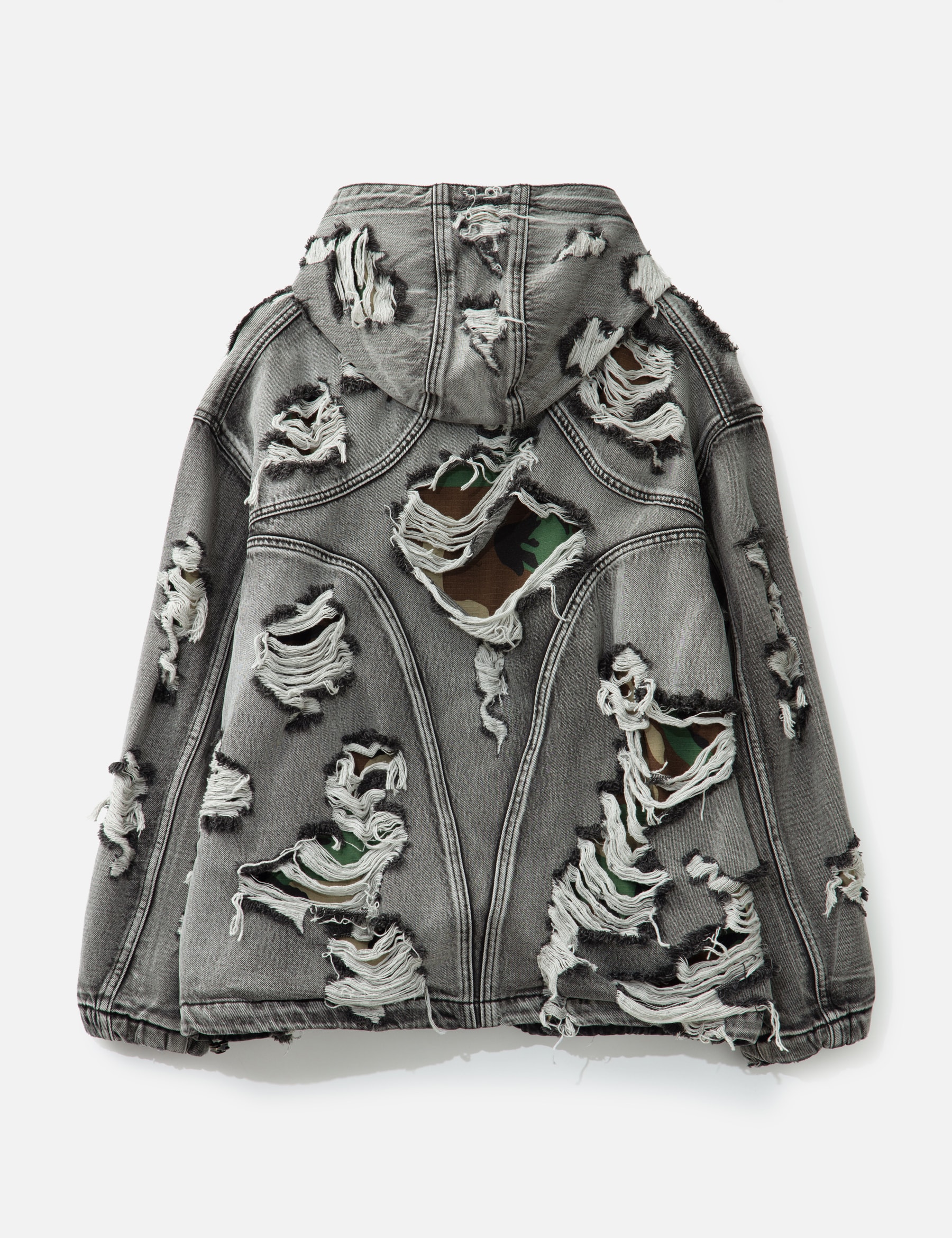 Hell Denim Camo Hooded Zip-Up view 20