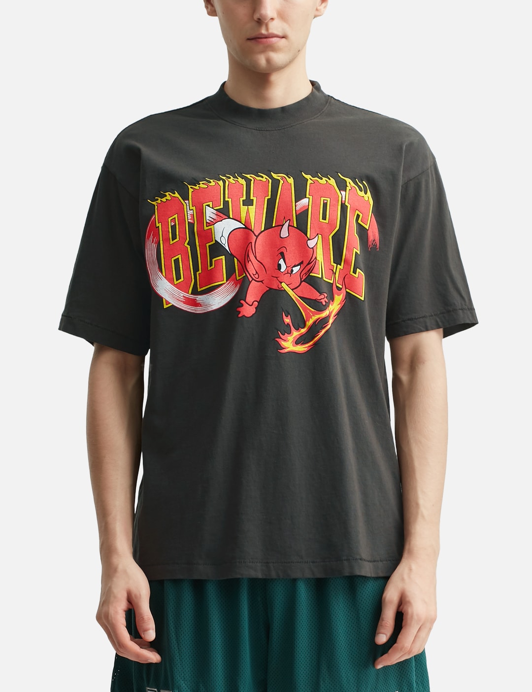 X Hot Stuff Beware Short Sleeve T-Shirt view 11