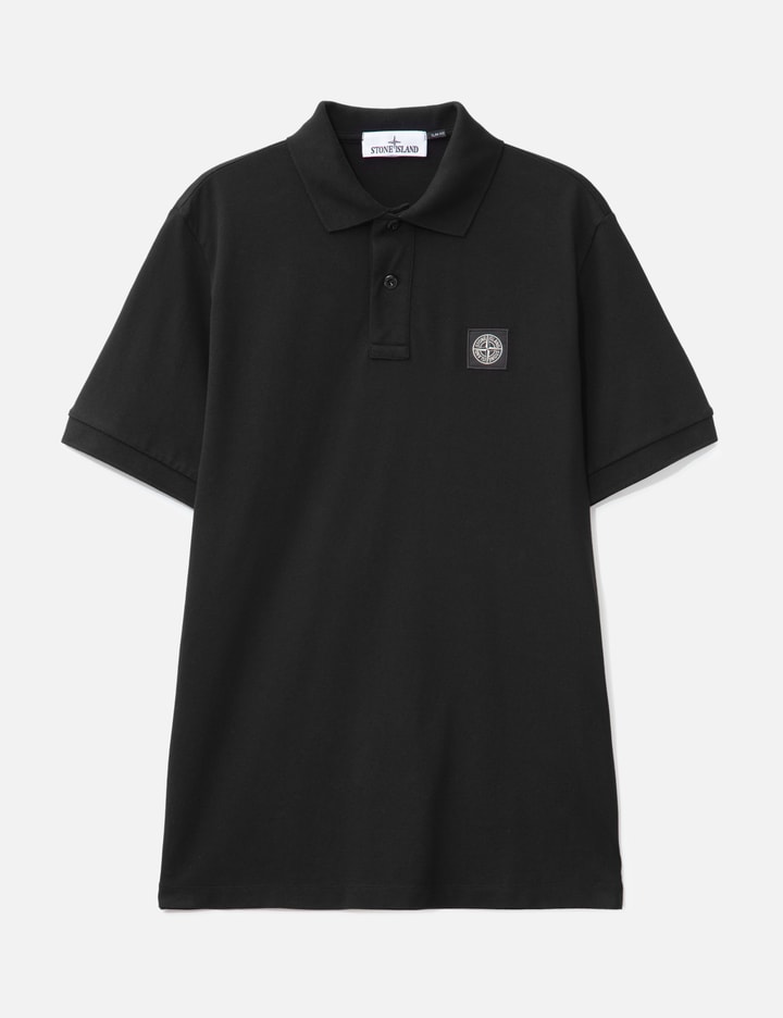 Slim-fit Short-sleeve Polo Shirt With Compass Patch Placeholder Image
