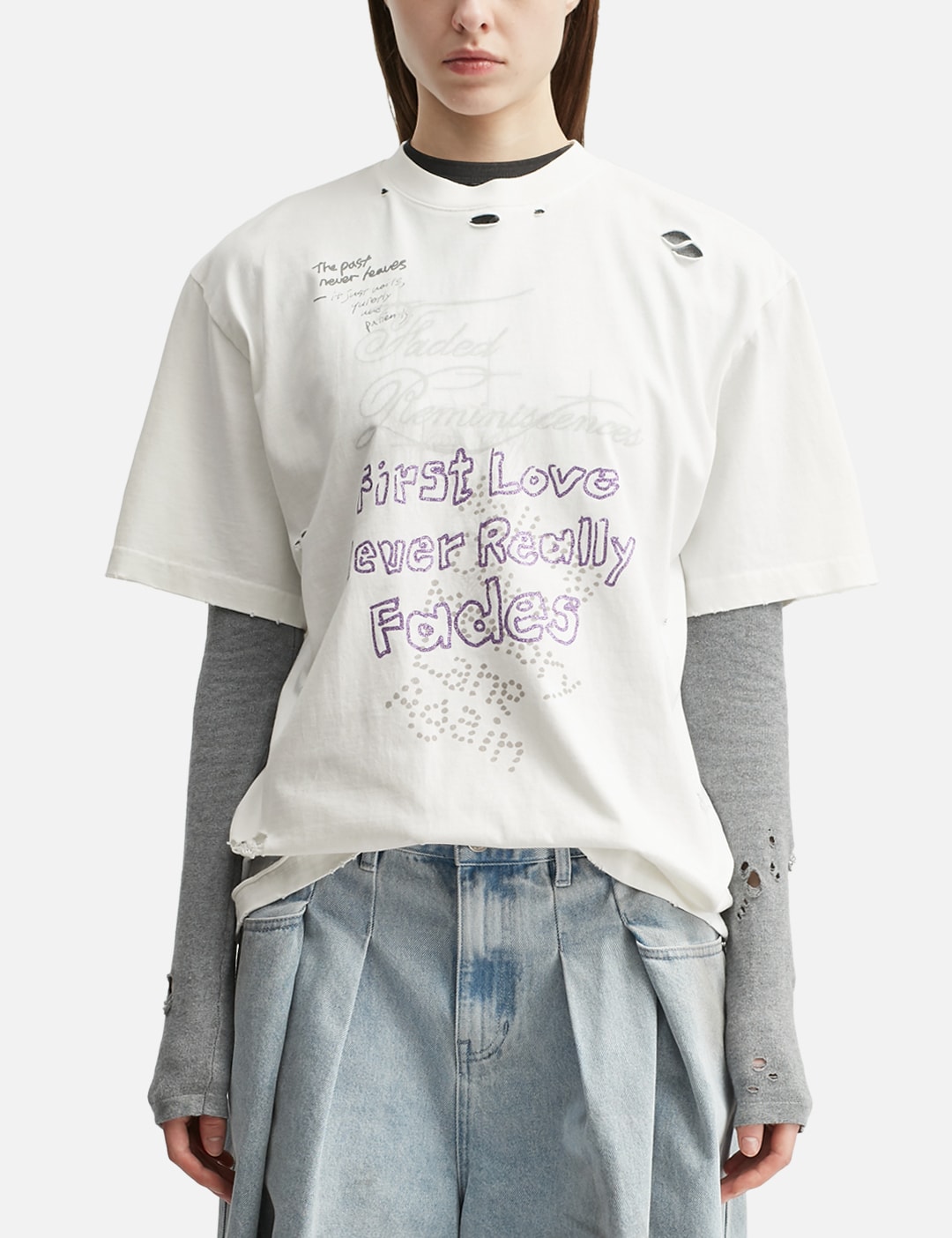 Distressed Oversized T-Shirt view 11