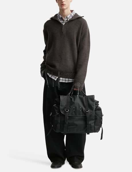 Wool Quarter-Zip Sweater view 14