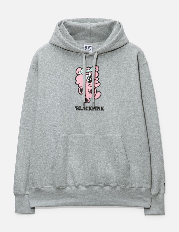 Shop Verdy X Black Pink Hoodie In Grey