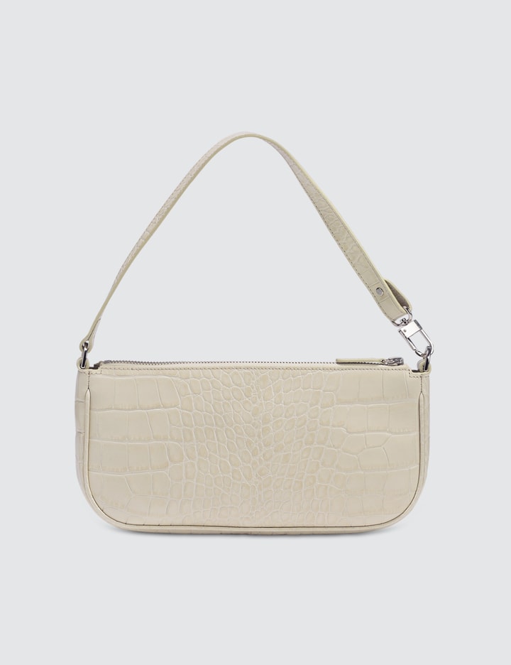 Rachel Cream Croco Embossed Leather Bag Placeholder Image