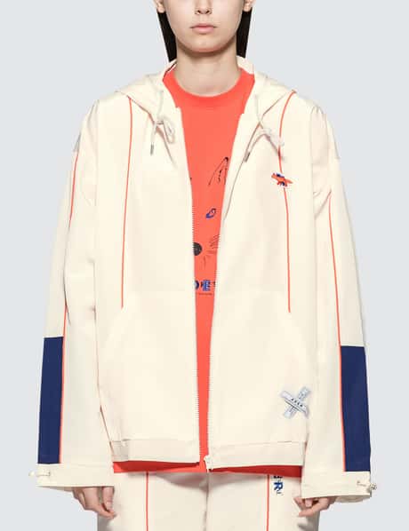 Maison Kitsuné - Ader Error X Maison Kitsune Line Zip-Up Jacket | HBX