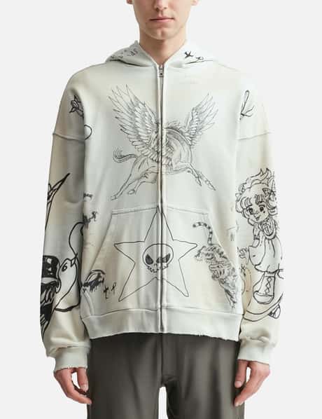 Skin Hoodie Gray view 10