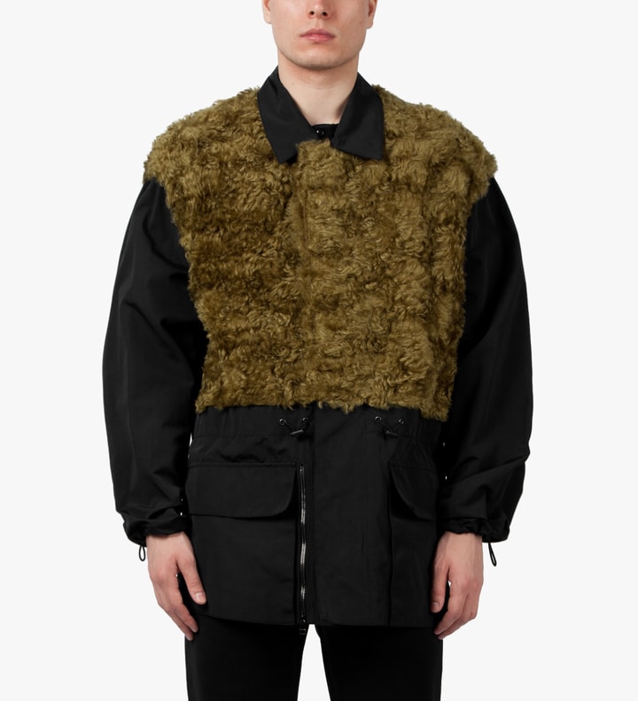 Gold Tromp L'oeil Combo Panel Parka Jacket Placeholder Image