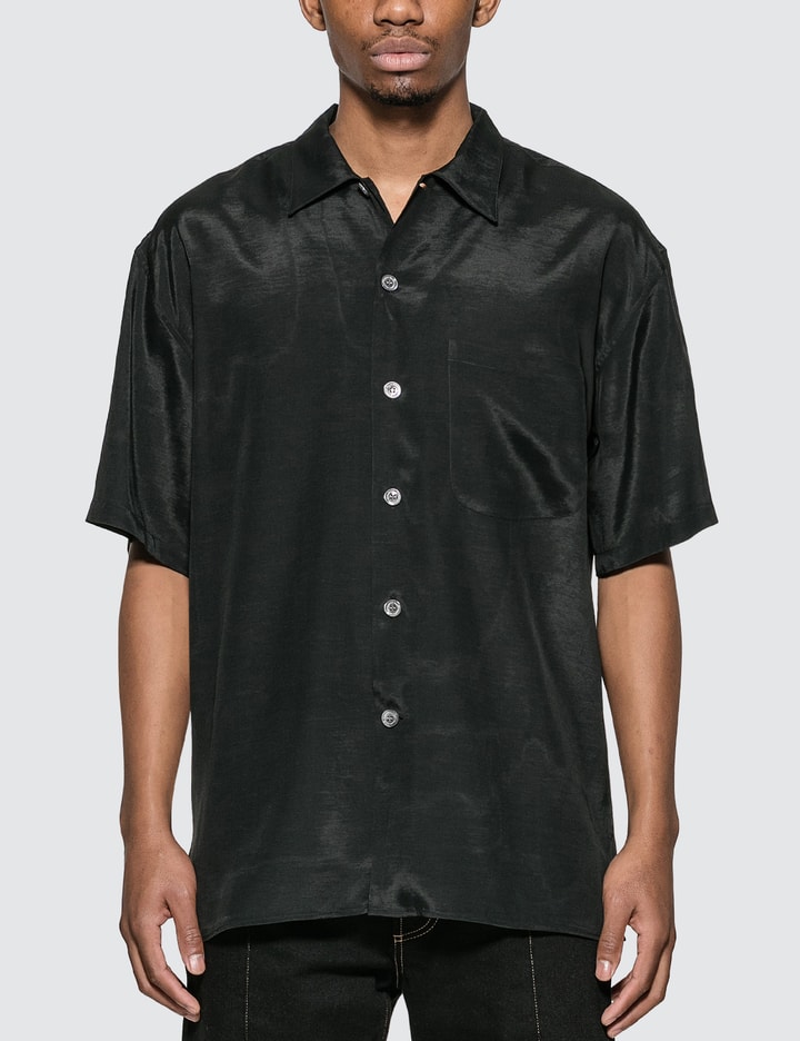Dragon Embroidery Short Sleeve Shirt Placeholder Image