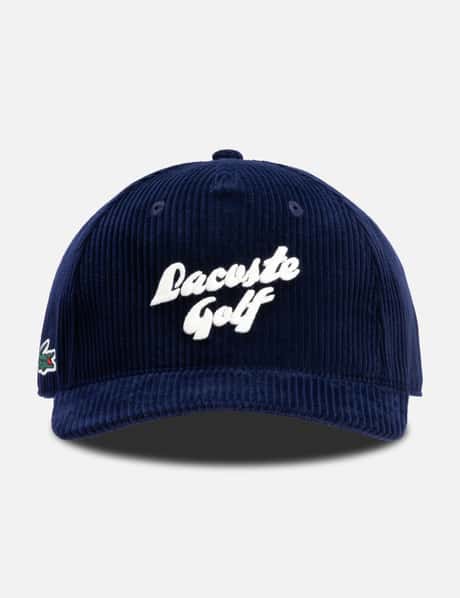 Lacoste Men's Embroidered Corduroy Golf Cap