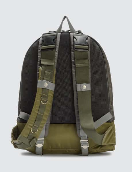 Sacai - Sacai x Porter Color Combo Nylon Rucksack | HBX - Globally 