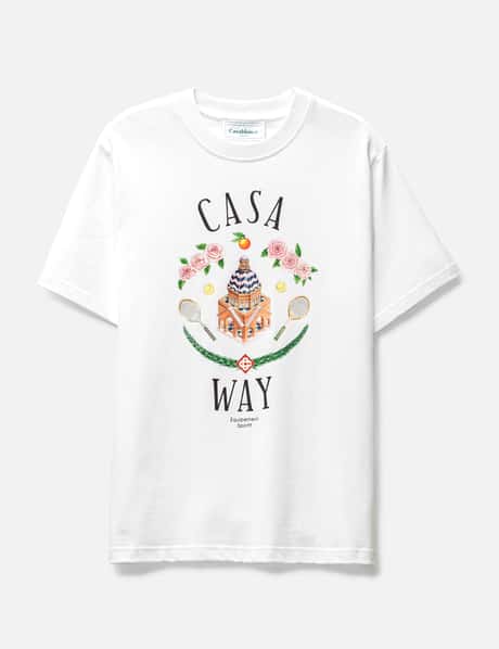 Casablanca 카사 웨이 프린트 티셔츠