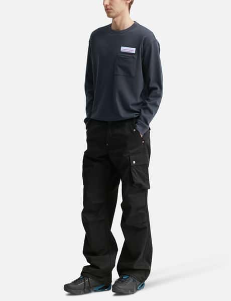 Suvin Compact Jersey Big QOL Tag Long T-Shirt view 14