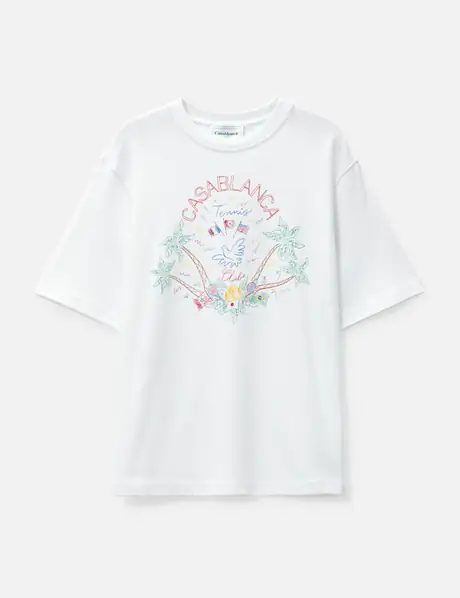 Casablanca Crayon Tennis Club T-shirt