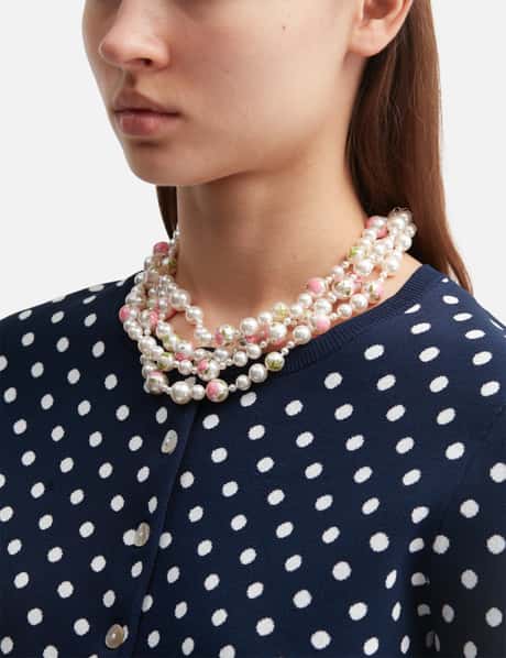 SHUSHU/TONG × YVMIN Painted Pearl Layered Necklace view 8