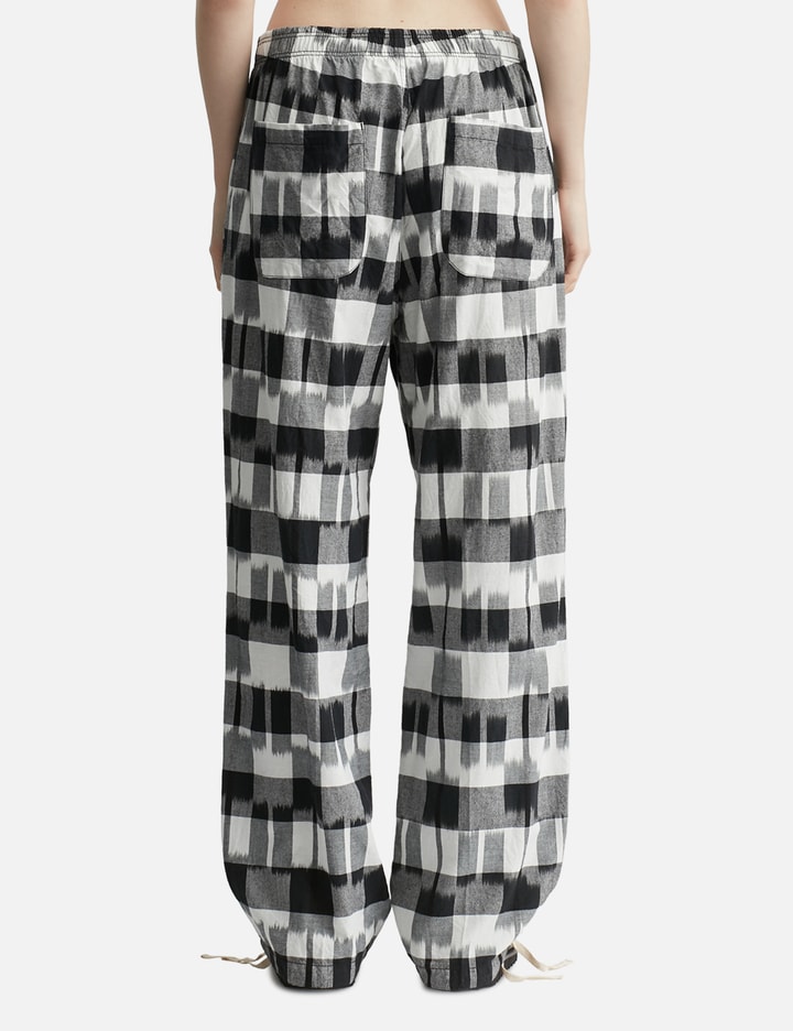 NÒMARHYTHM TEXTILE Ikat Check Easy Pants