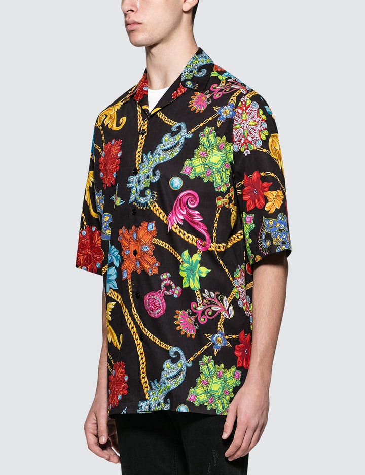 Allover Chain Print S/S Shirt Placeholder Image