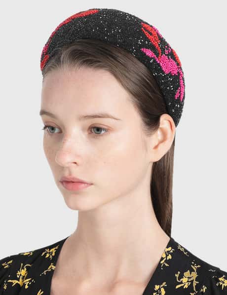 Ganni - Padded Beaded Hair Band | HBX display picture 1