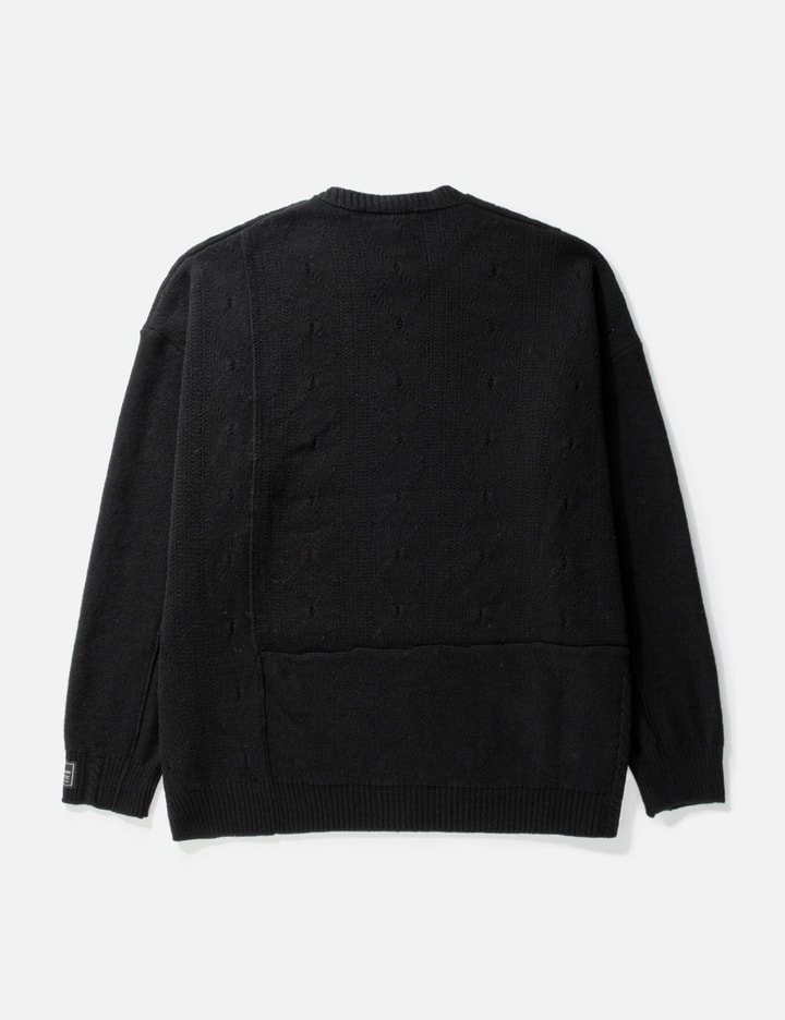 LOOSE FIT BRAID RELIEF ROUNDNECK SWEATER PRINTED Placeholder Image