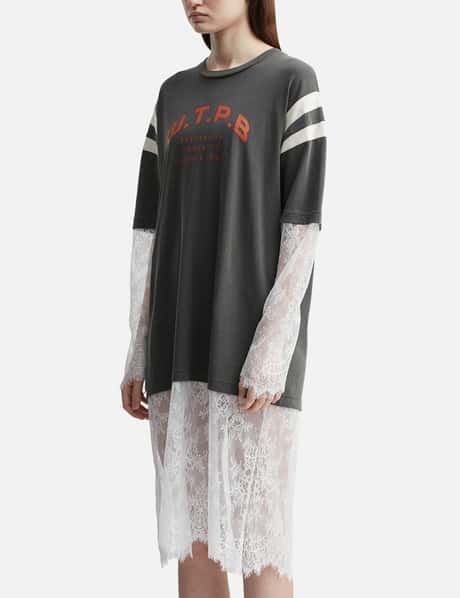 Layered Lace Sleeve Tee view 7
