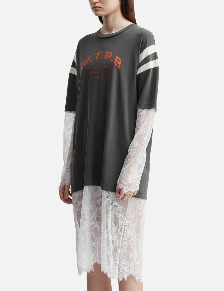 Layered Lace Sleeve Tee Placeholder Image