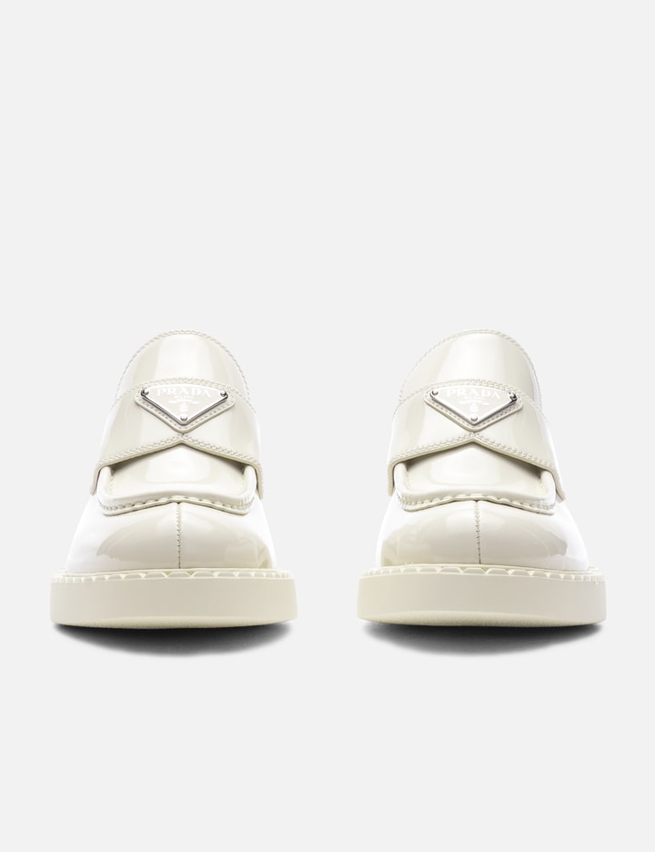 Chocolate Polished Leather Loafers Placeholder Image