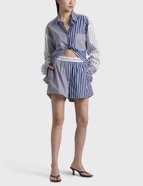 T By Alexander Wang - カラーブロック ボーイフレンド シャツ | HBX
