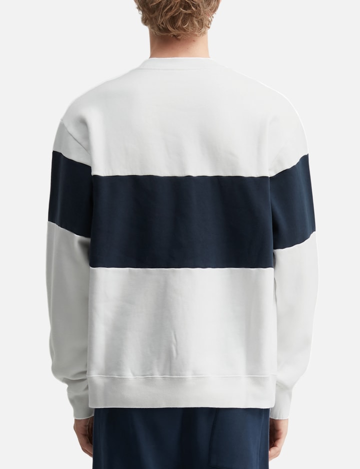 Sporty & Rich Signature Logo Block Crewneck