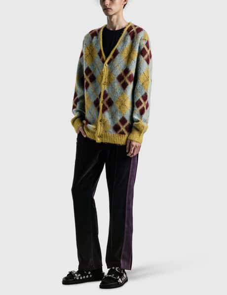 Needles - Argyle Mohair Cardigan | HBX - Globally Curated Fashion 