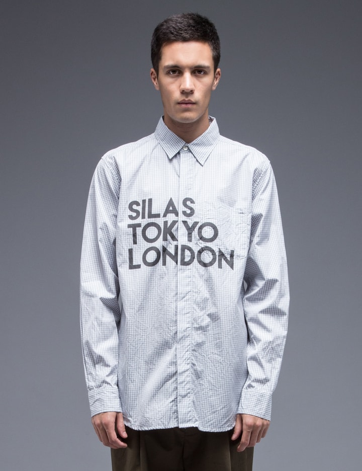 Tokyo/London Print Yoke L/S Shirt Placeholder Image