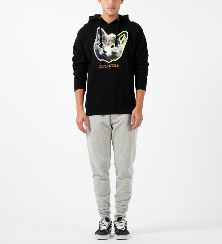Black OFWGKTA Tron Cat Hoodie Placeholder Image