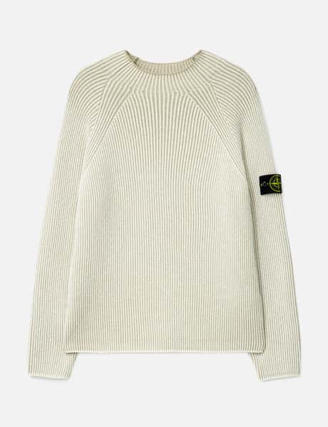 스톤 아일랜드 Vanisé Full Rib Rws Wool Mock Neck Jumper