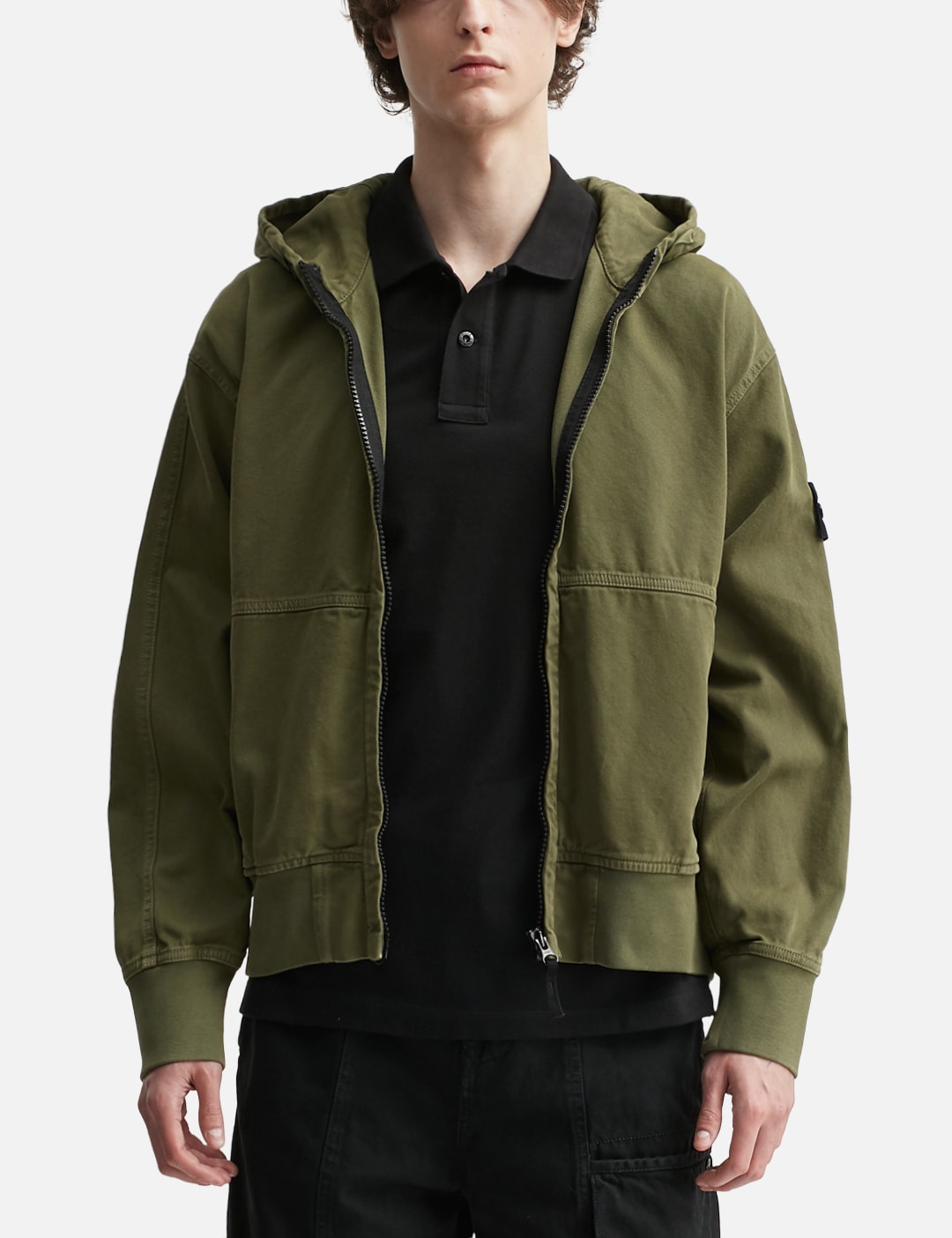 Garment Dyed Panama Zip-Up Hoodie view 11