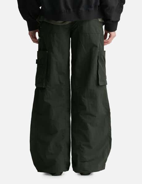 Mixed Layered Tie Jogger Pants view 12