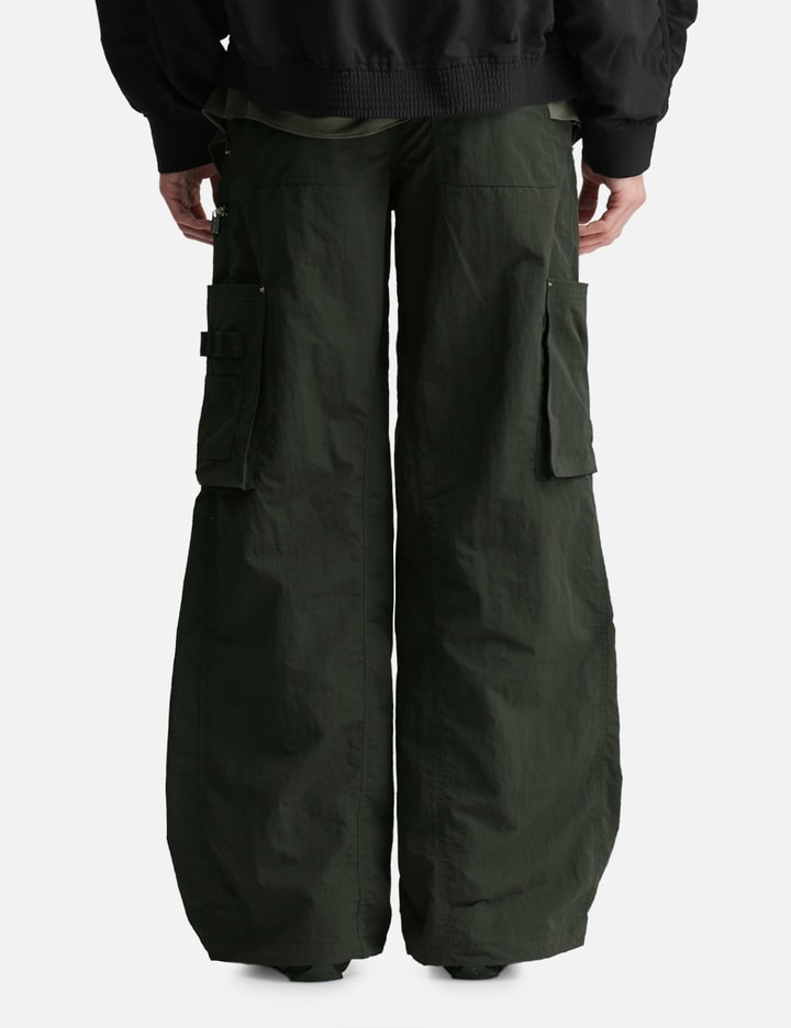 Mixed Layered Tie Jogger Pants view 4