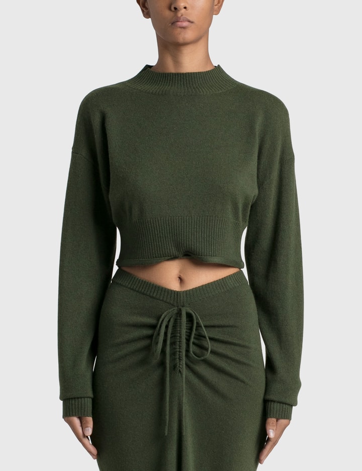 Oversized Crop Tie Knit Placeholder Image