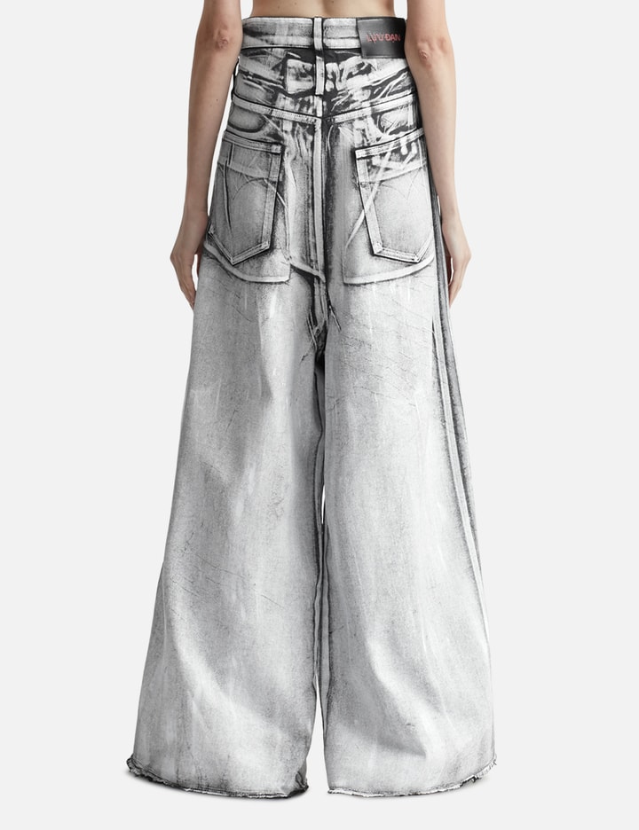 Lựu Dạn Radiation Dumpster Denim Jeans In Gray