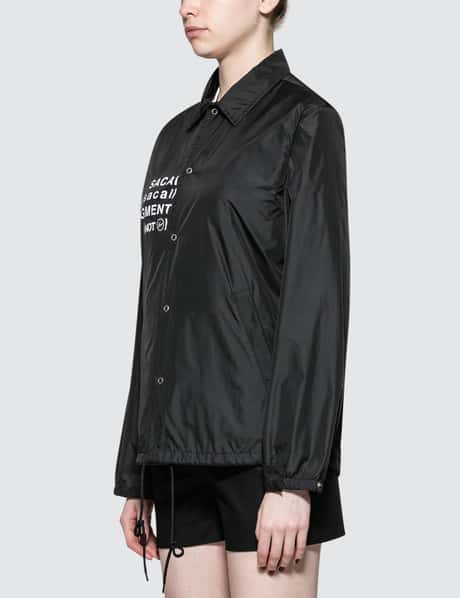Sacai x Fragment Design - Sacai X Fragment Coach Jacket | HBX