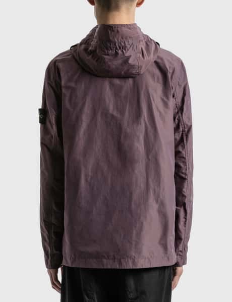 Soft Shell Hooded Jacket Stone Island Mauve Jacket Stone Island