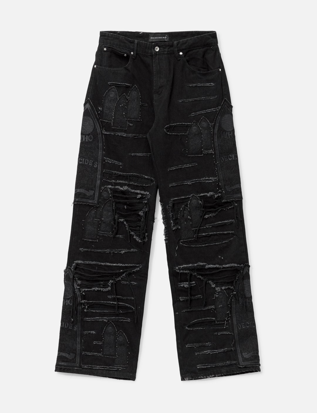 Who Decides War Ultra Flare Windowed Denim