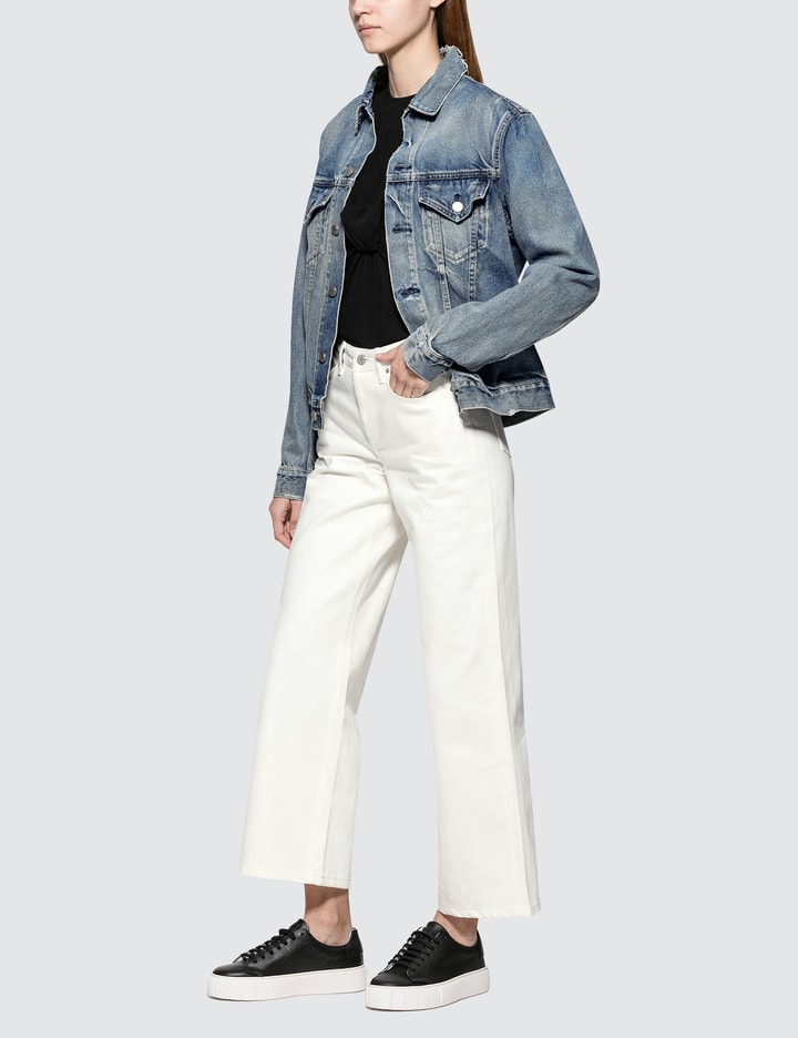 Lydia Ivory Wide Leg Jeans Placeholder Image