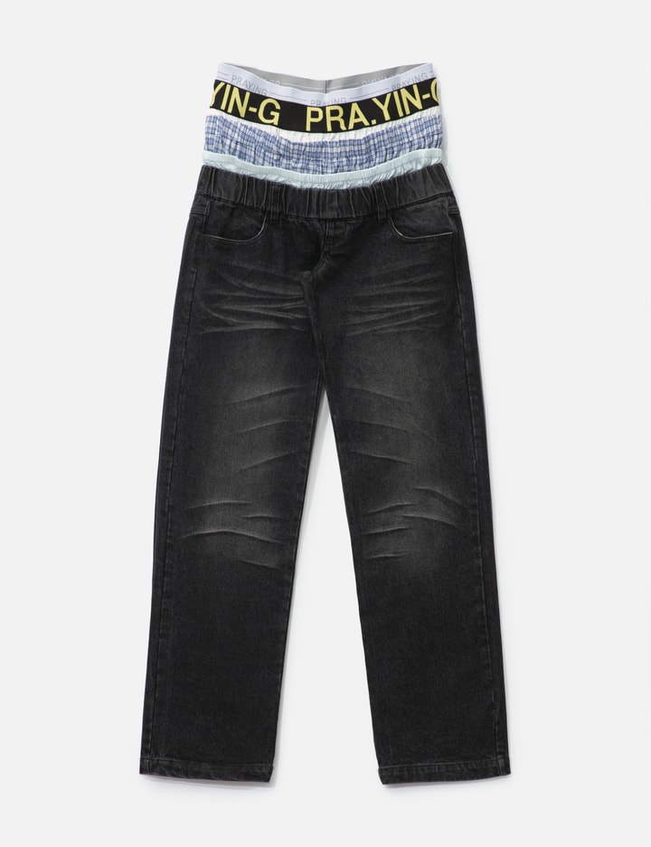 Praying Boxer Jeans Black
