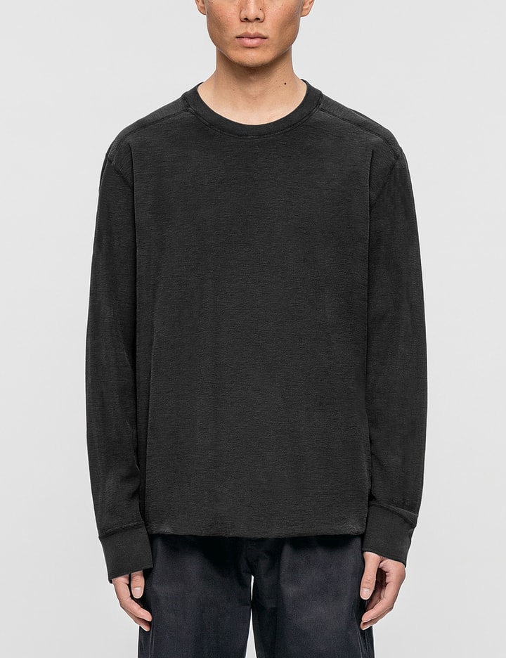 Our Legacy - Reversed Weave Football L/S T-Shirt | HBX - ハイプ 