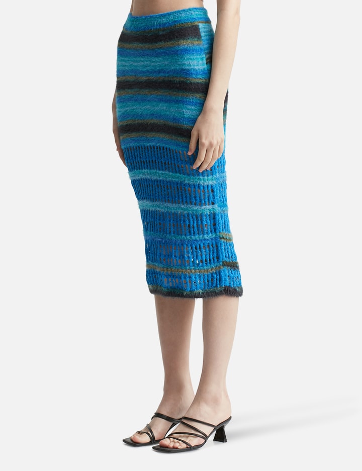 Jenny Bubble Stripe Knit Skirt Placeholder Image