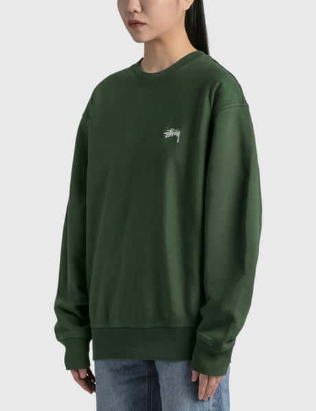 Stüssy - Overdyed Stock Logo Crewneck | HBX - Globally Curated 