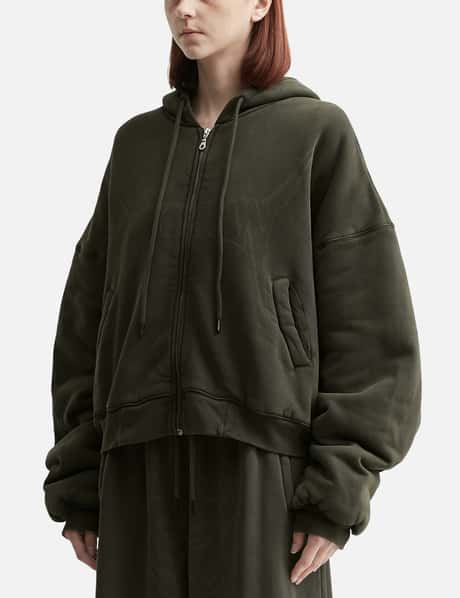 Washed Out Zip Up Hoodie view 7
