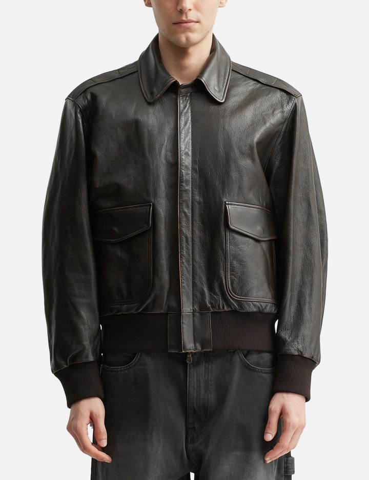 Vintage Cow Skin A-2 Leather Jacket Placeholder Image