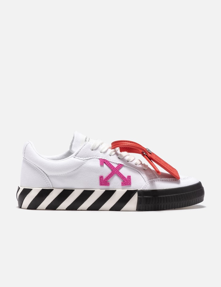 Off-White Low Vulcanized Outlined Leather Sneakers - Farfetch
