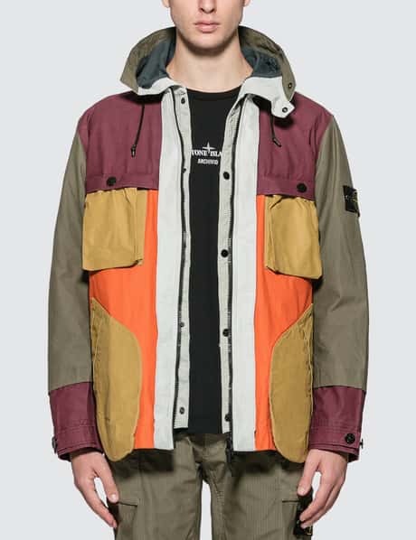 Stone Island Hooded Field Jacket HBX - Main Image