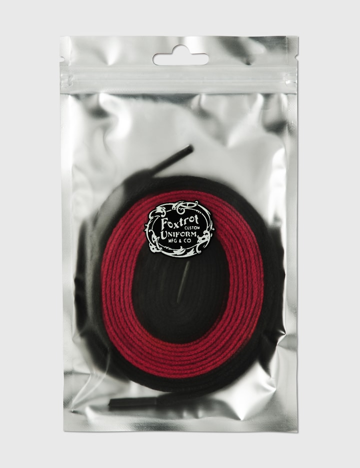 Fox-union Red Black Shoelaces Placeholder Image