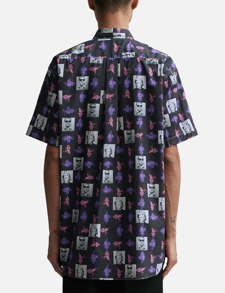 Shop Cdg Shirt Andy Warhol Photo Collage Shirt In Black