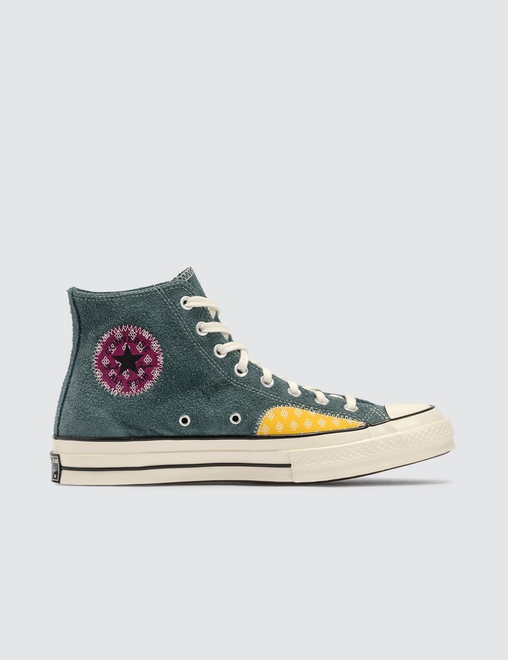 Tibio de acuerdo a níquel Converse - Chuck 70 Hi Patchwork | HBX - Globally Curated Fashion and  Lifestyle by Hypebeast
